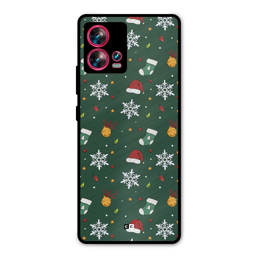 Christmas Call Metal Back Case for Motorola Edge 30 Fusion