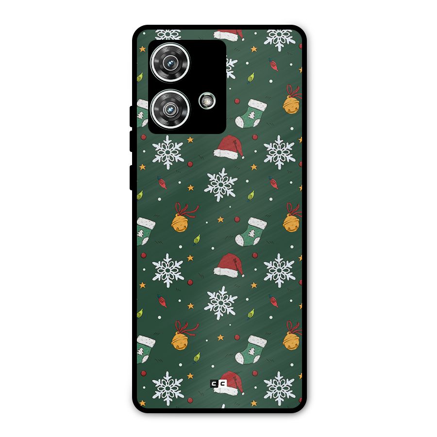 Christmas Call Metal Back Case for Motorola Edge 40 Neo
