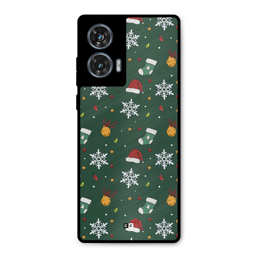 Christmas Call Metal Back Case for Motorola Edge 50 Fusion