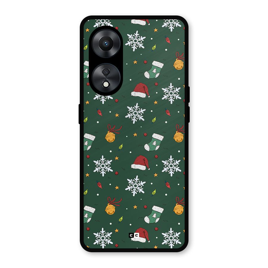 Christmas Call Metal Back Case for Oppo A78