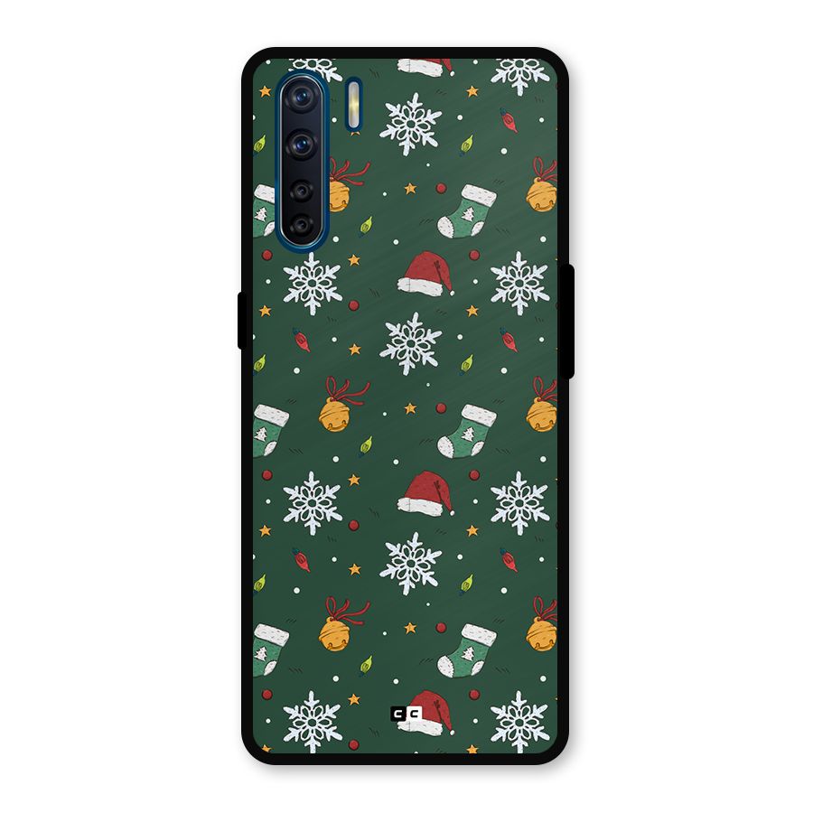 Christmas Call Metal Back Case for Oppo F15