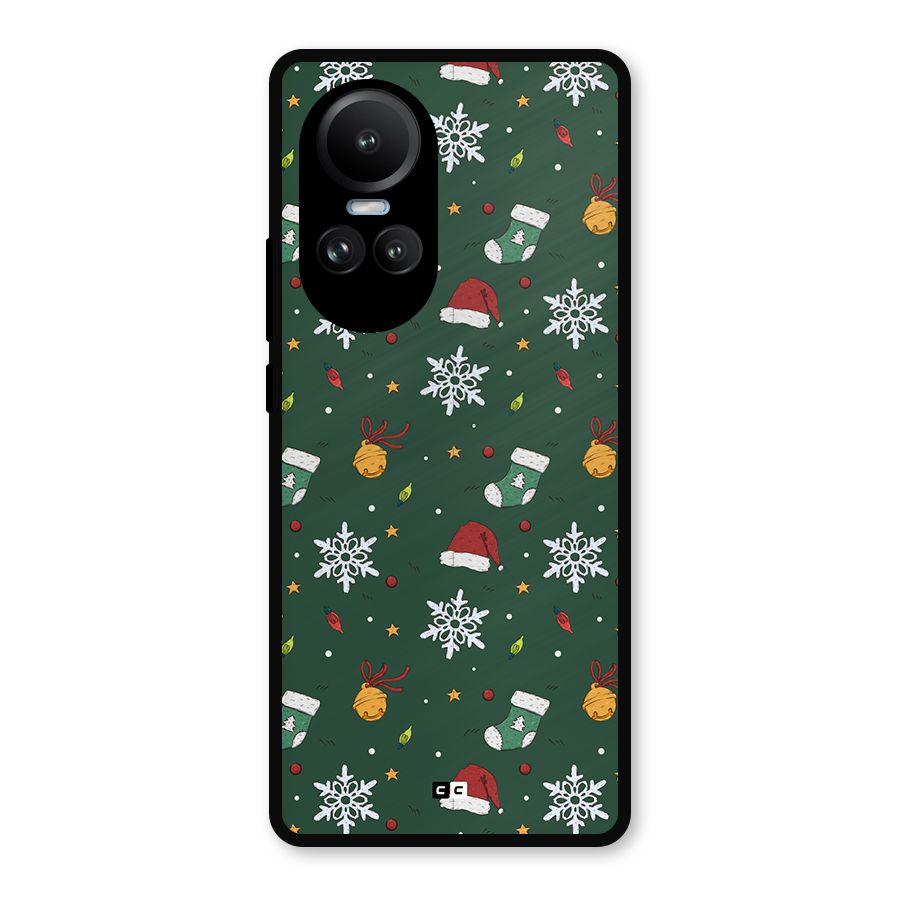 Christmas Call Metal Back Case for Oppo Reno10