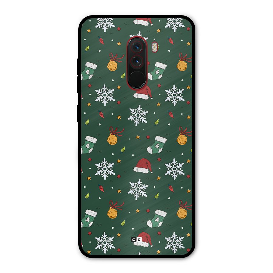 Christmas Call Metal Back Case for Poco F1