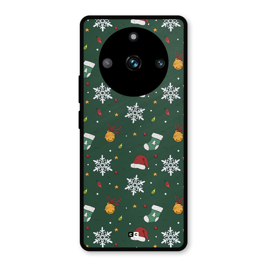 Christmas Call Metal Back Case for Realme 11 Pro Plus