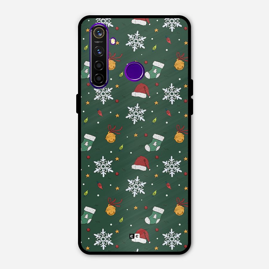 Christmas Call Metal Back Case for Realme 5 Pro