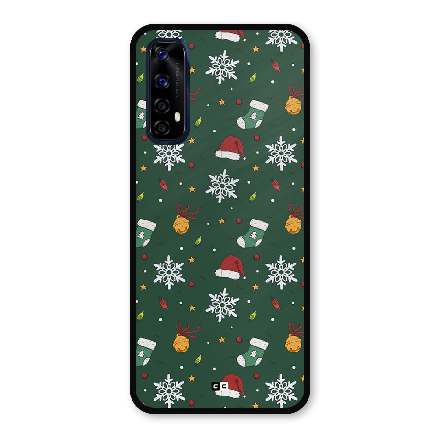 Christmas Call Metal Back Case for Realme 7