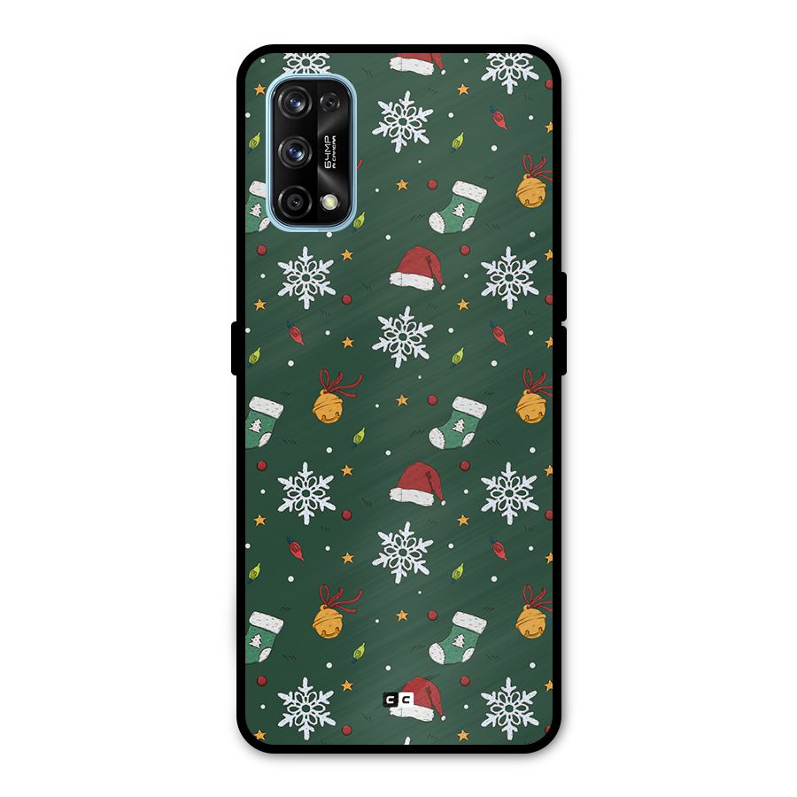 Christmas Call Metal Back Case for Realme 7 Pro