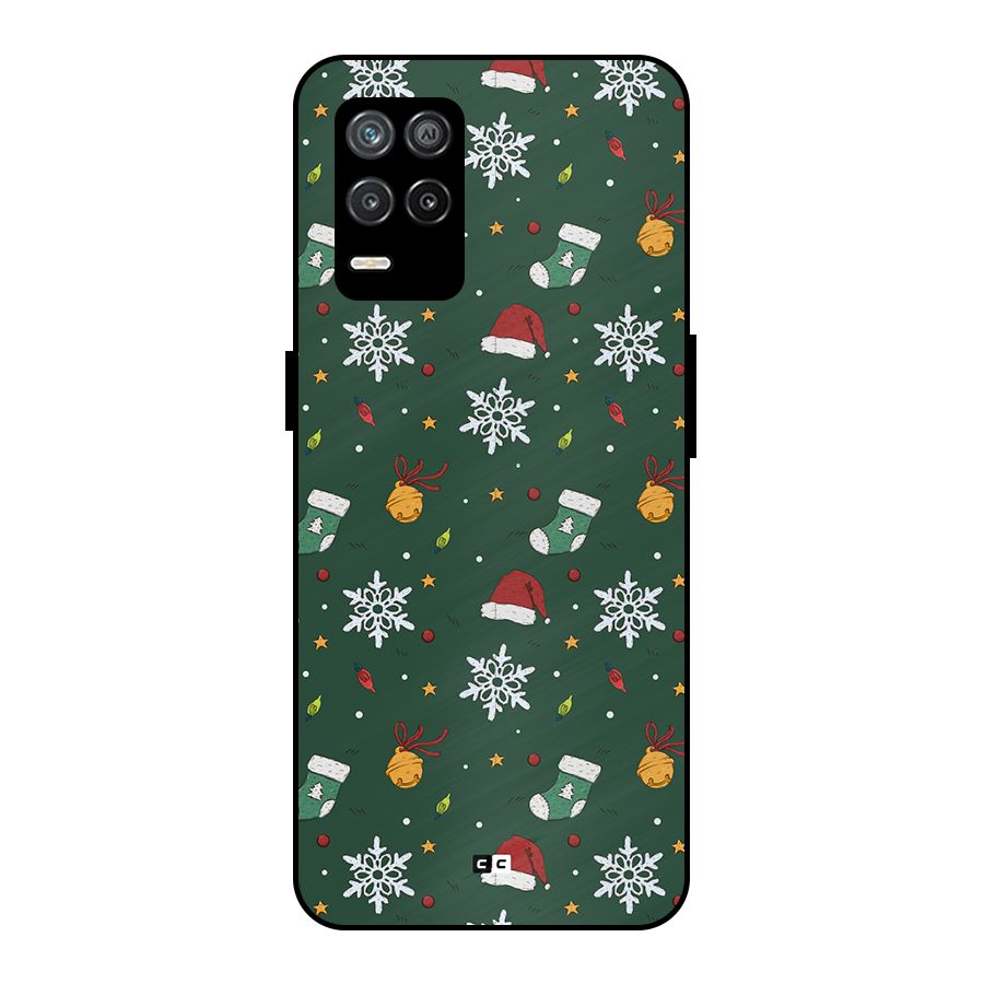 Christmas Call Metal Back Case for Realme 8s 5G