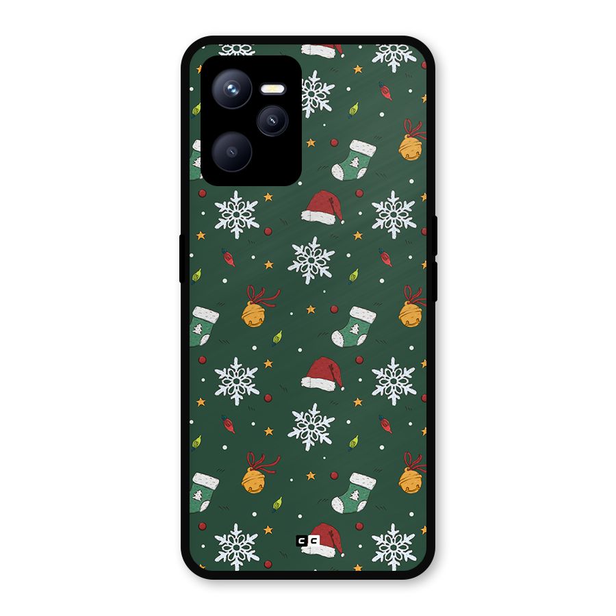 Christmas Call Metal Back Case for Realme C35