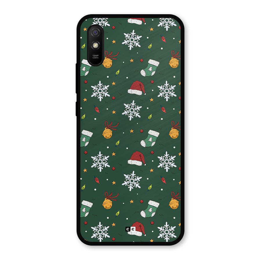Christmas Call Metal Back Case for Redmi 9i