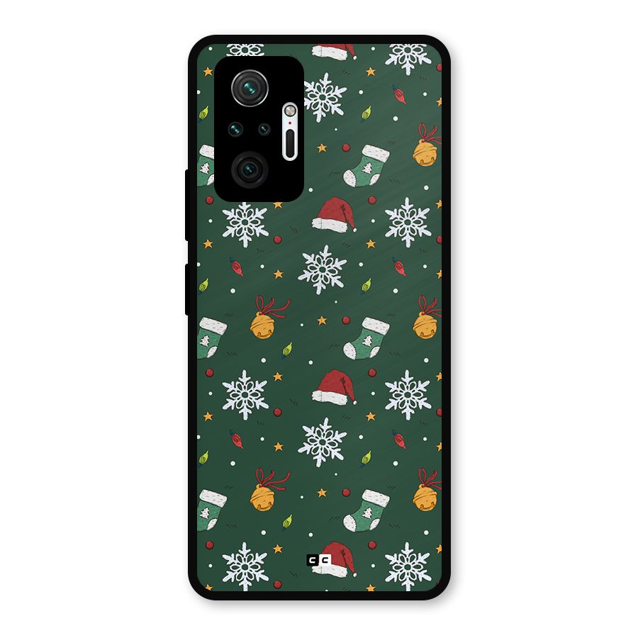 Christmas Call Metal Back Case for Redmi Note 10 Pro