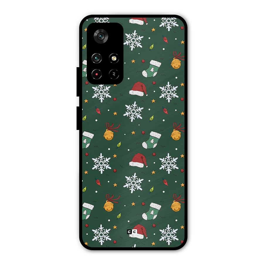 Christmas Call Metal Back Case for Redmi Note 11T 5G