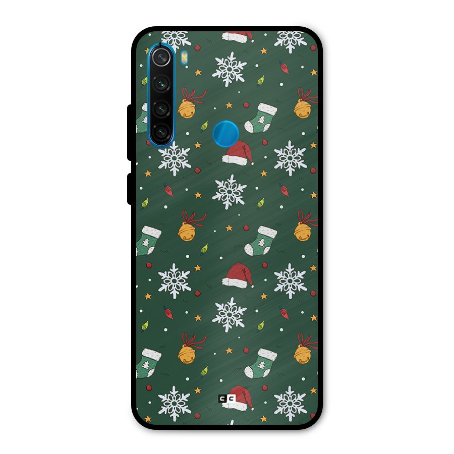 Christmas Call Metal Back Case for Redmi Note 8