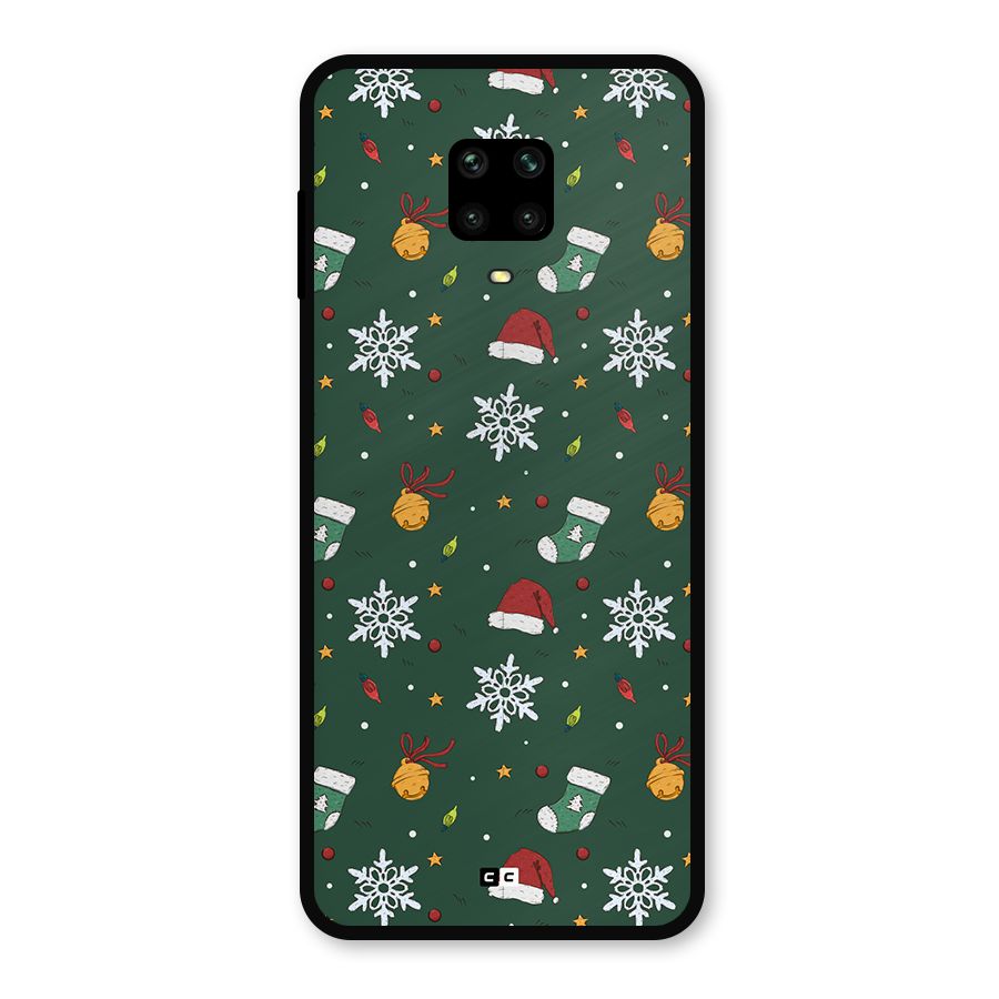 Christmas Call Metal Back Case for Redmi Note 9 Pro
