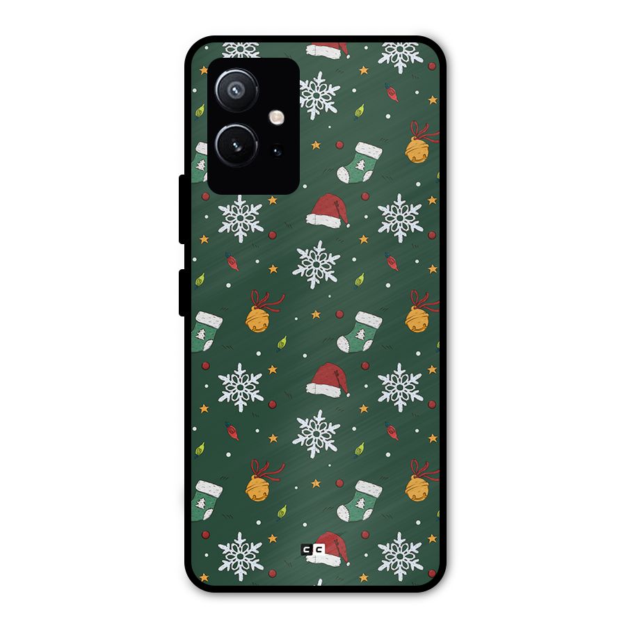 Christmas Call Metal Back Case for Vivo T1 5G