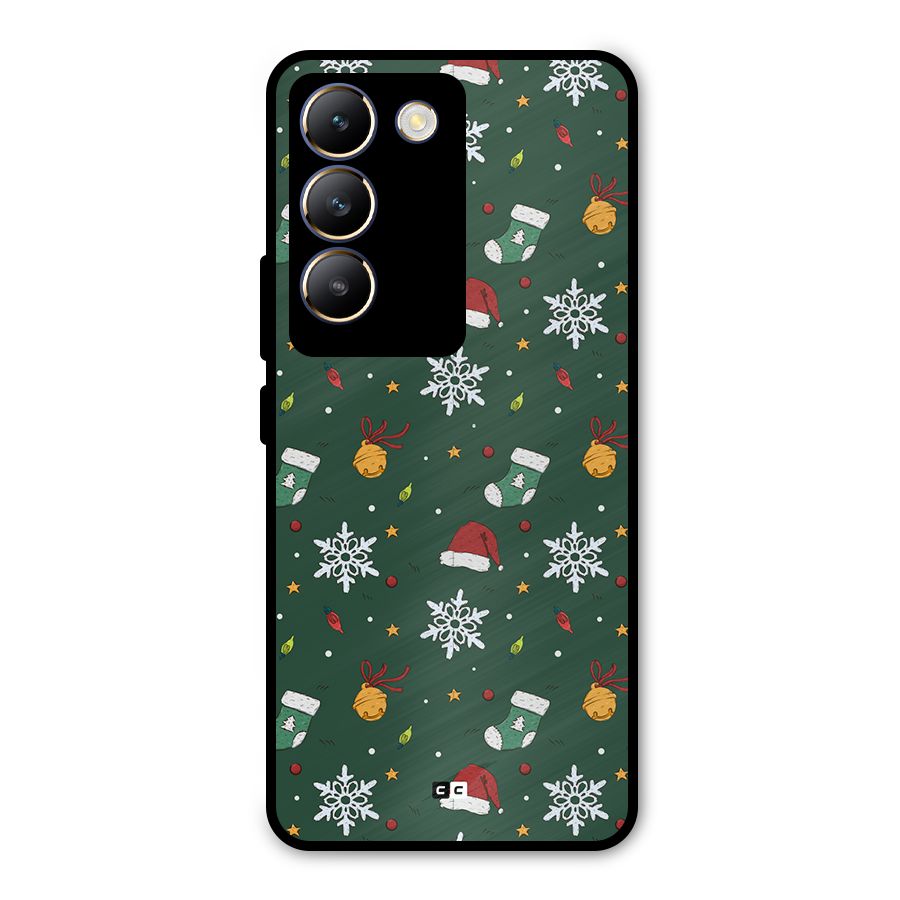 Christmas Call Metal Back Case for Vivo T3 5G