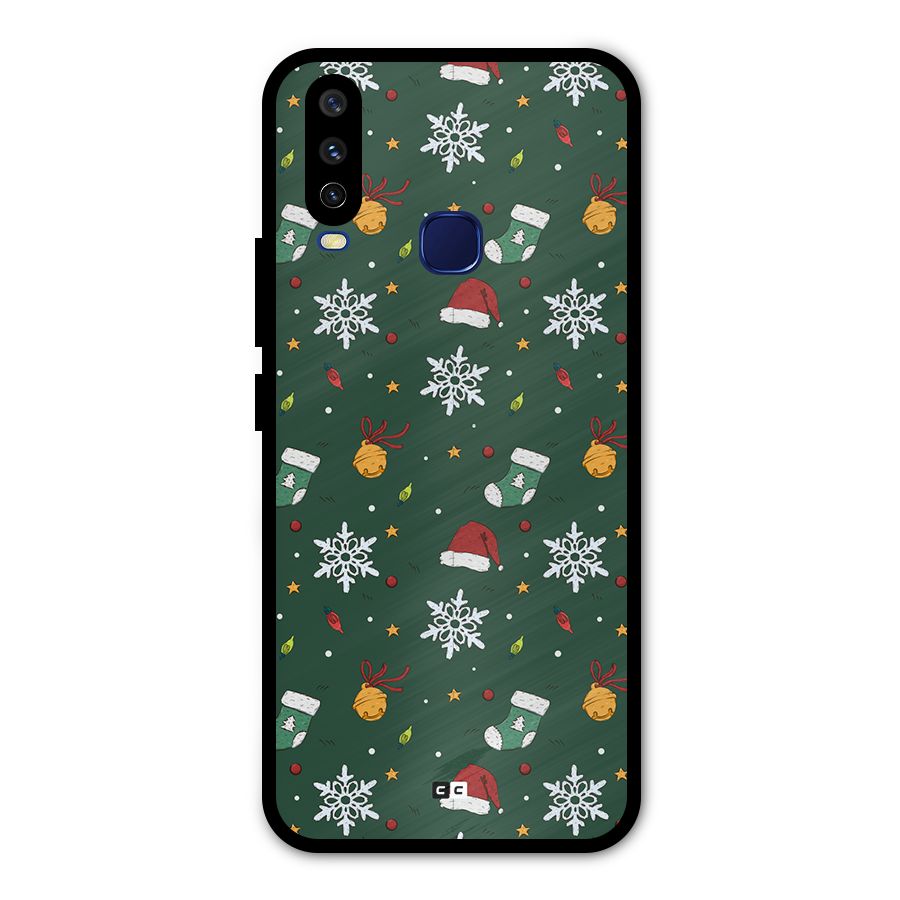 Christmas Call Metal Back Case for Vivo V17