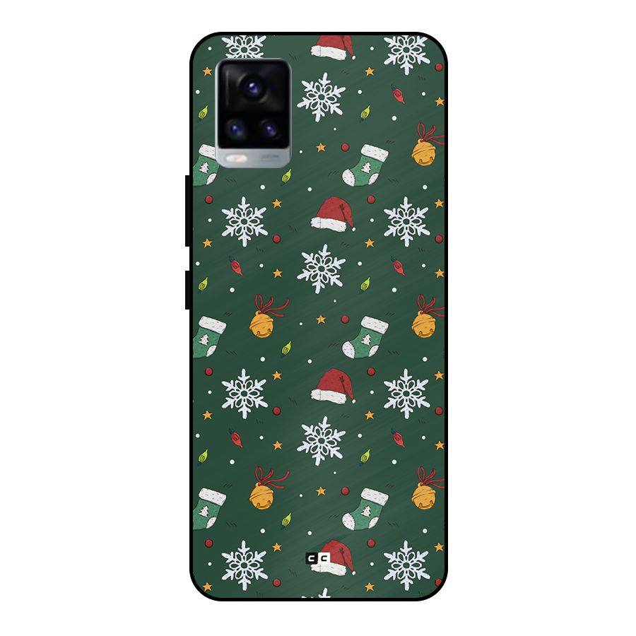 Christmas Call Metal Back Case for Vivo V20