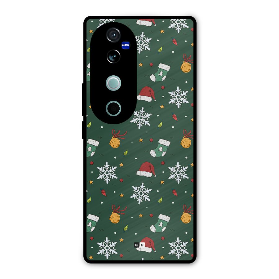 Christmas Call Metal Back Case for Vivo V40