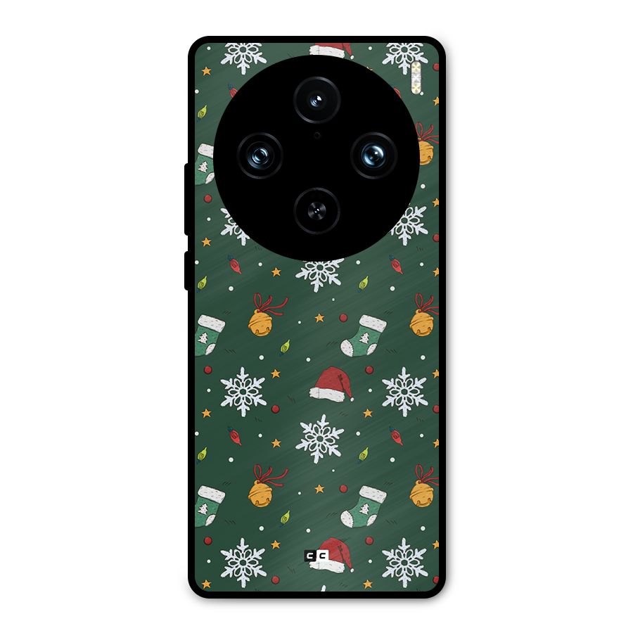 Christmas Call Metal Back Case for Vivo X100 Pro