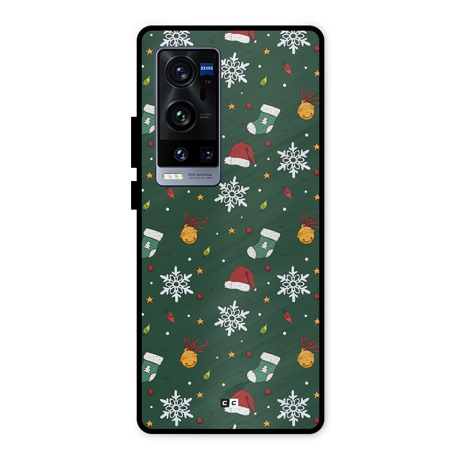 Christmas Call Metal Back Case for Vivo X60 Pro Plus