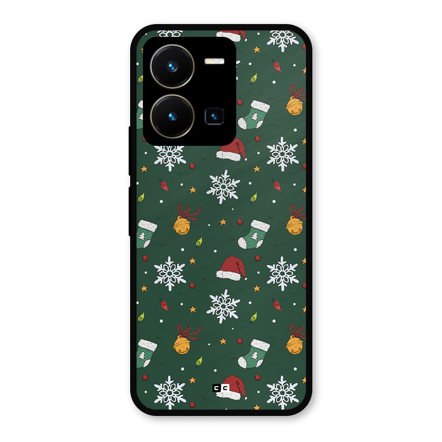Christmas Call Metal Back Case for Vivo Y35