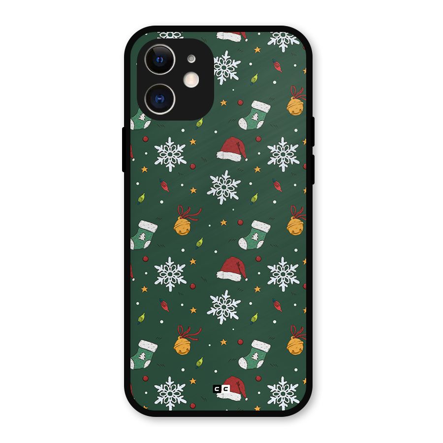 Christmas Call Metal Back Case for iPhone 12