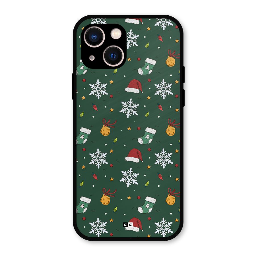 Christmas Call Metal Back Case for iPhone 13