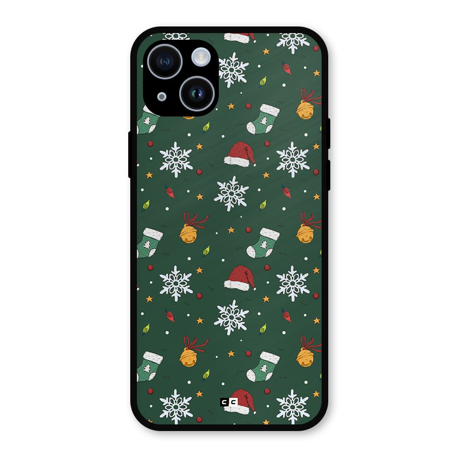 Christmas Call Metal Back Case for iPhone 14