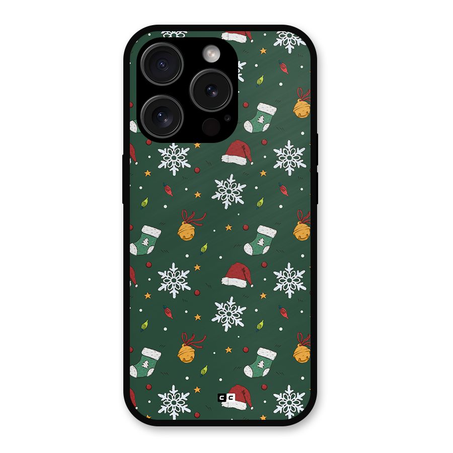 Christmas Call Metal Back Case for iPhone 15 Pro