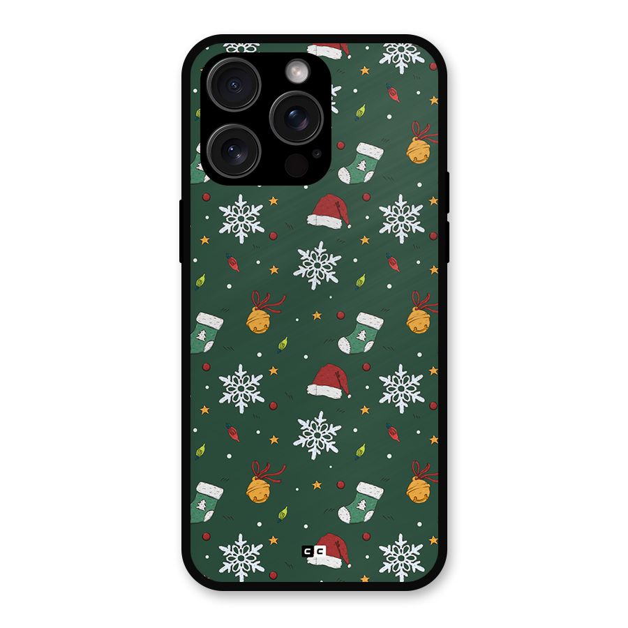 Christmas Call Metal Back Case for iPhone 15 Pro Max