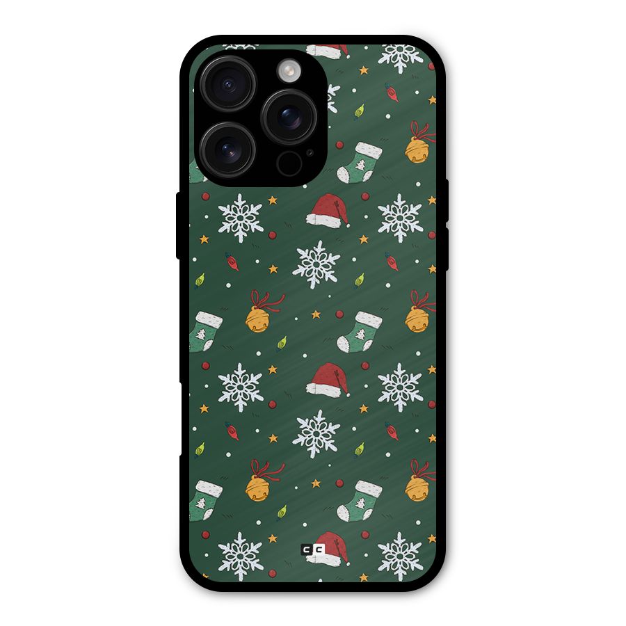 Christmas Call Metal Back Case for iPhone 16 Pro Max