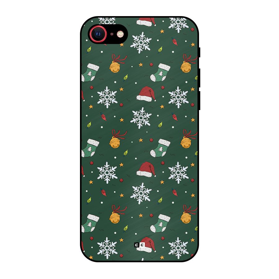 Christmas Call Metal Back Case for iPhone SE 2022