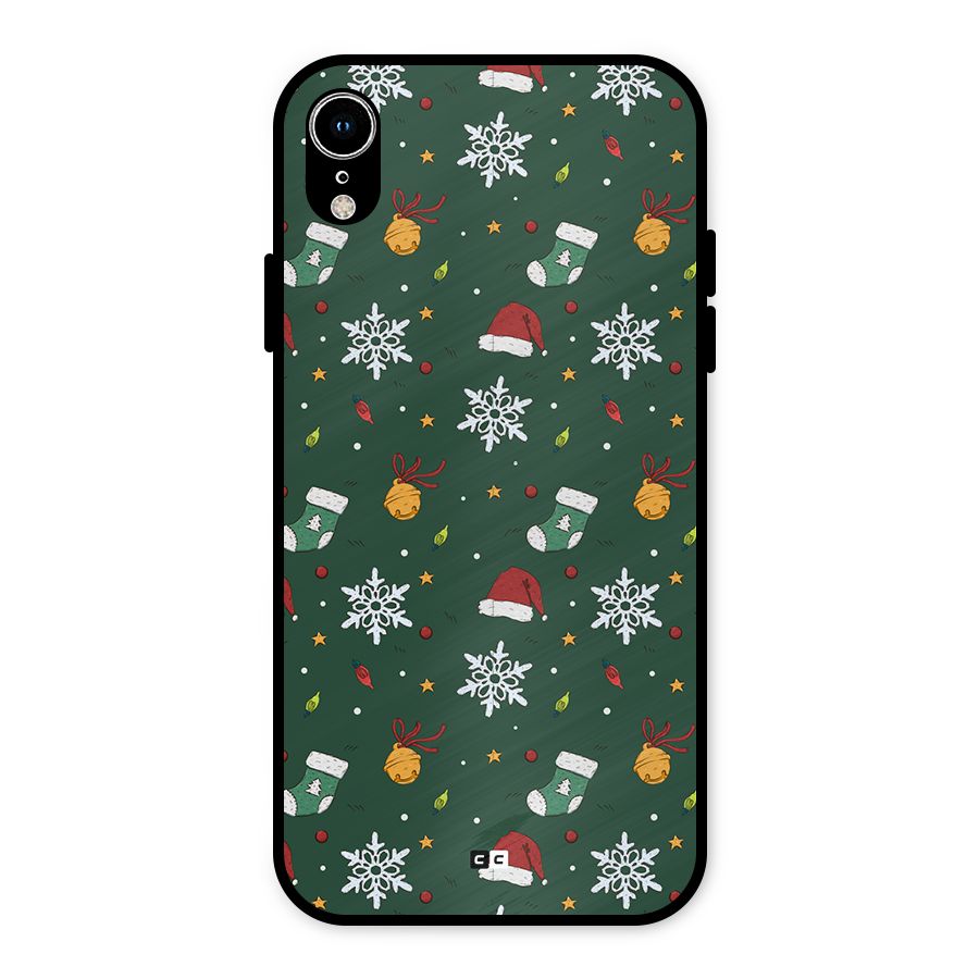Christmas Call Metal Back Case for iPhone XR