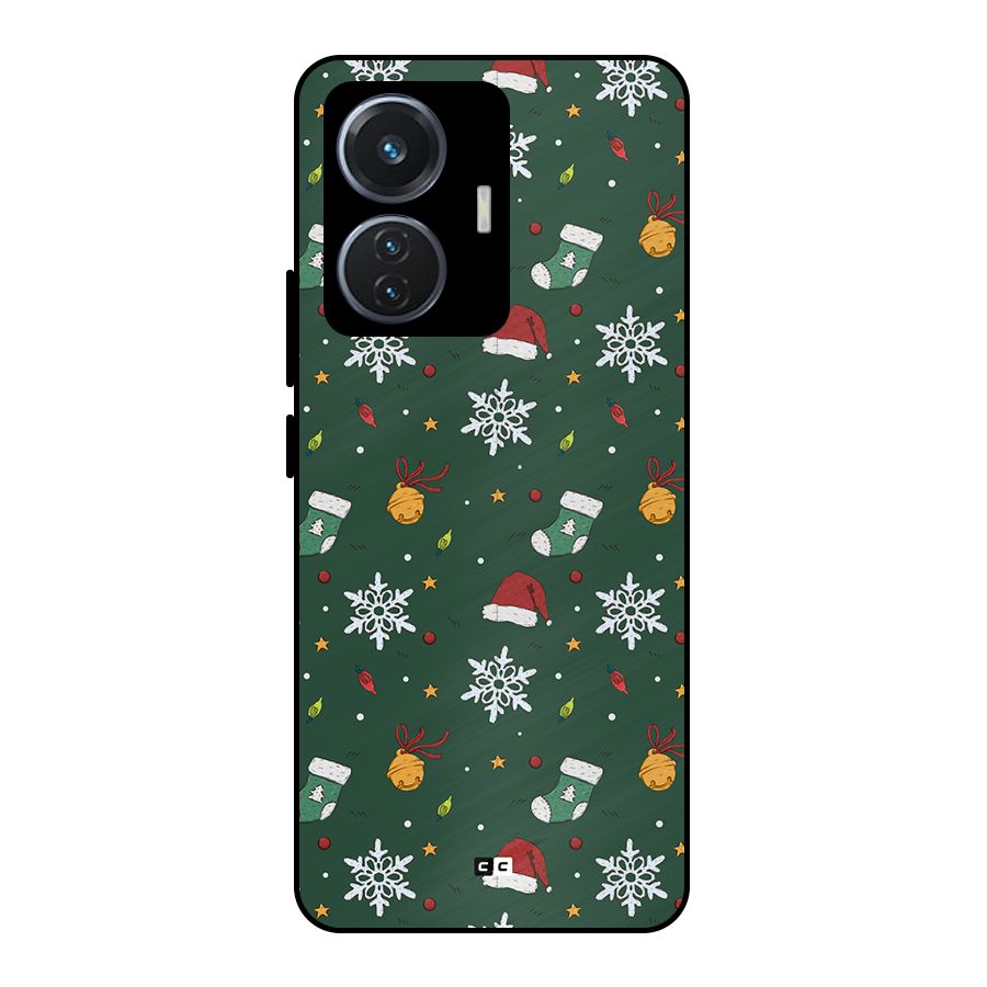 Christmas Call Metal Back Case for iQOO Z6 44W