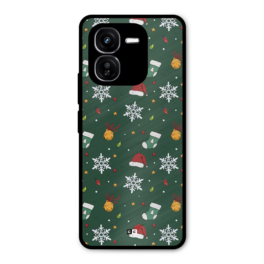 Christmas Call Metal Back Case for iQOO Z9x