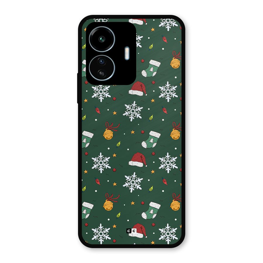Christmas Call Metal Back Case for vivo iQOO Z6 Lite 5G