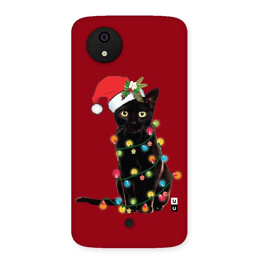 Christmas Cap Cute Cat Back Case for Canvas A1  AQ4501