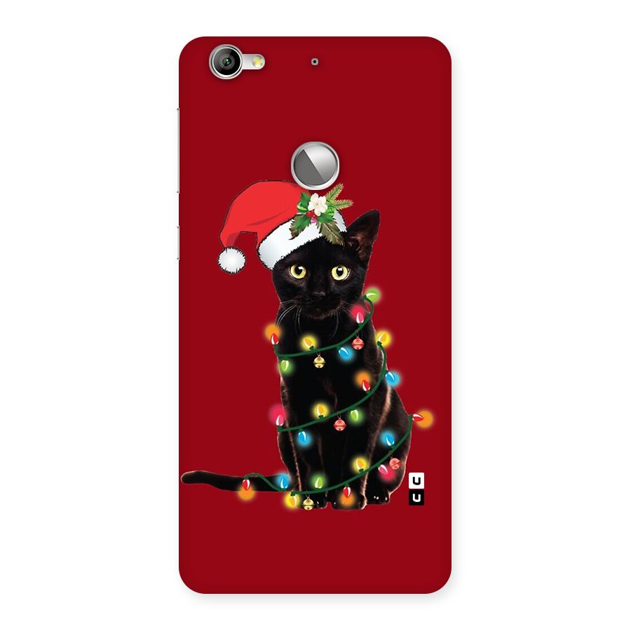 Christmas Cap Cute Cat Back Case for Le 1S