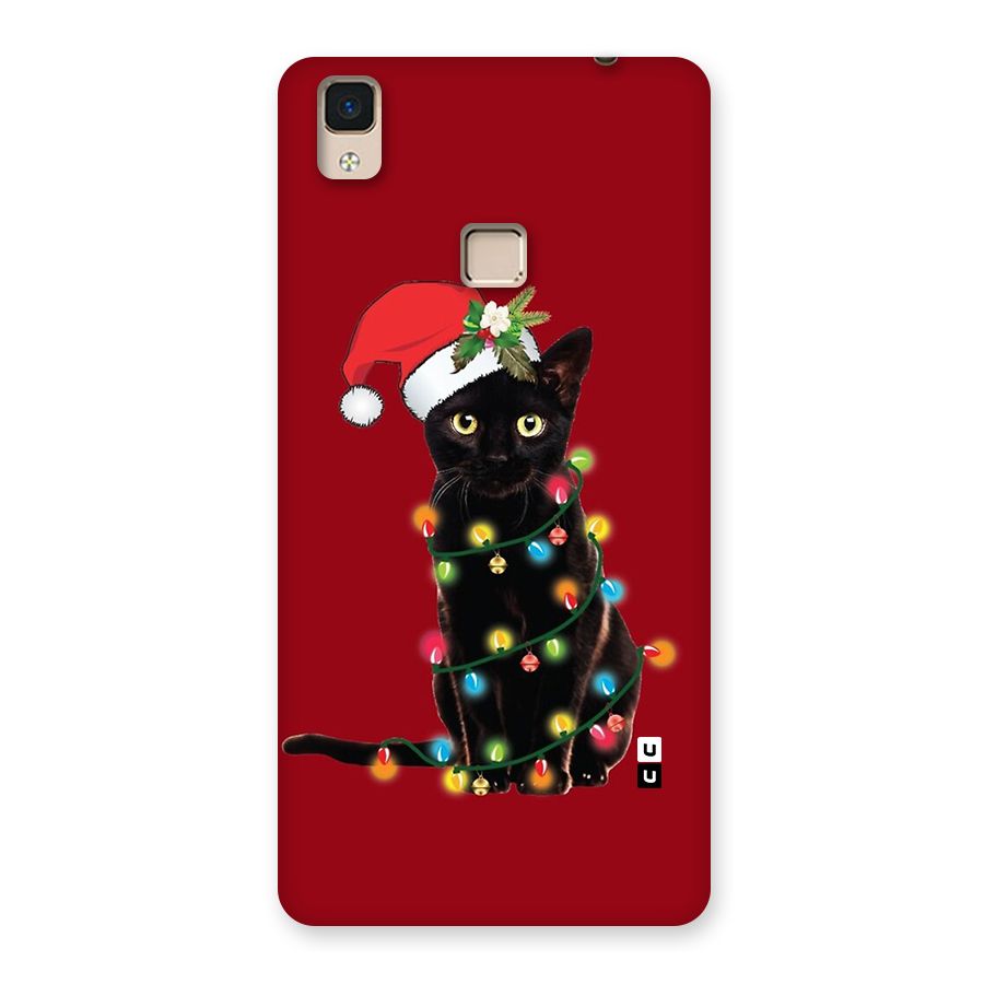 Christmas Cap Cute Cat Back Case for V3 Max