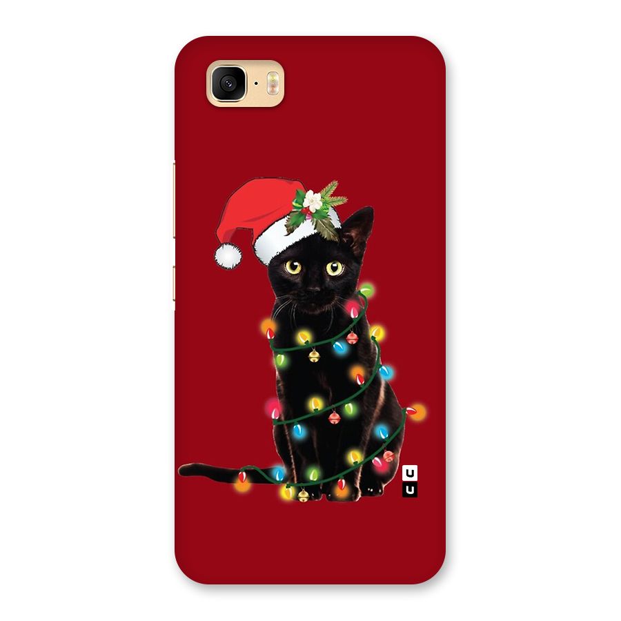 Christmas Cap Cute Cat Back Case for Zenfone 3s Max