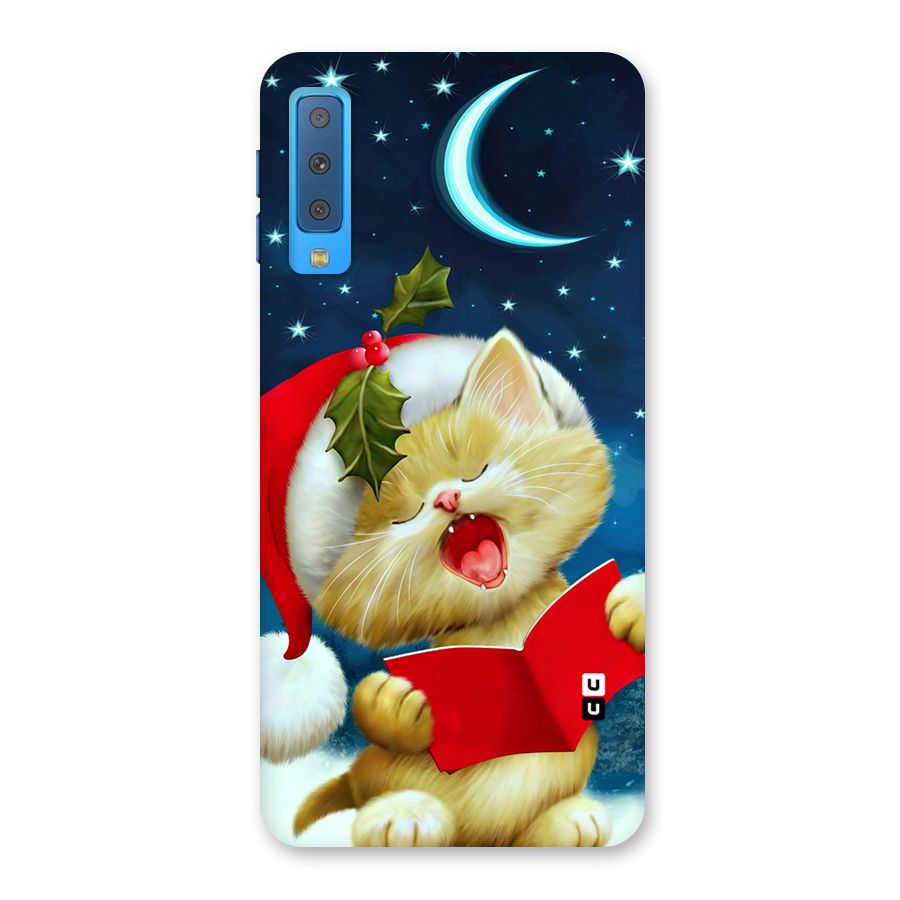 Christmas Cat Back Case for Galaxy A7 (2018)