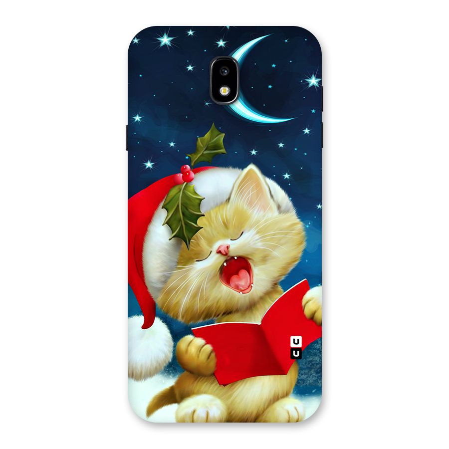 Christmas Cat Back Case for Galaxy J7 Pro