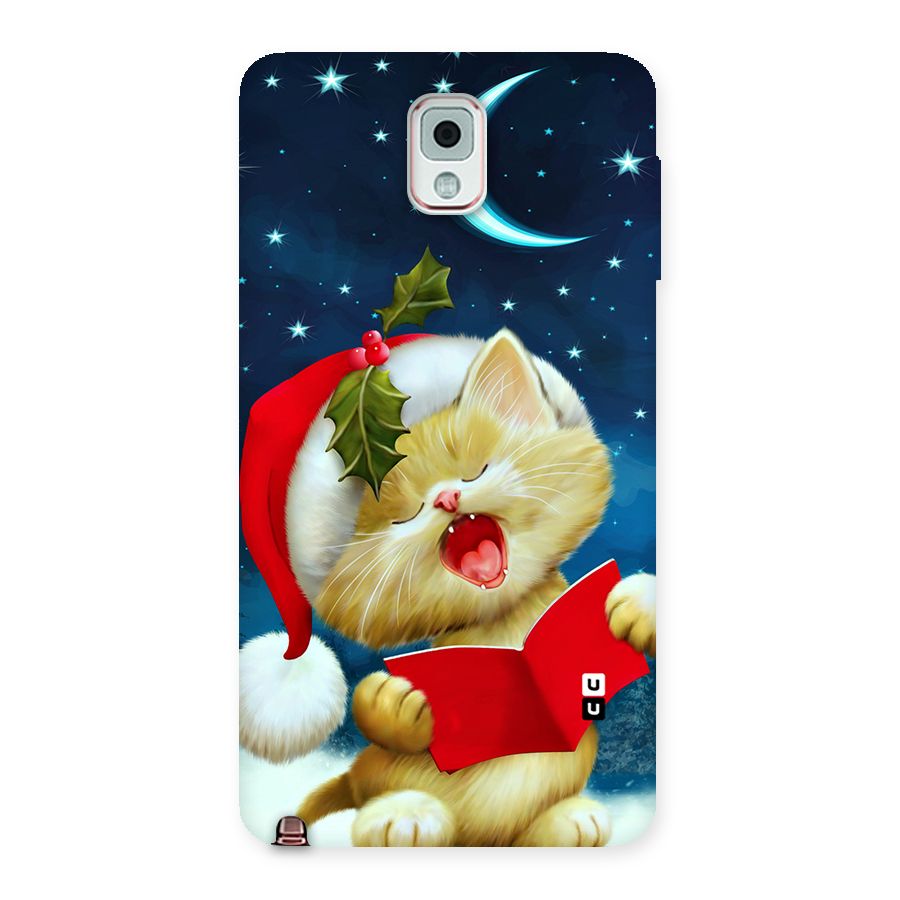 Christmas Cat Back Case for Galaxy Note 3