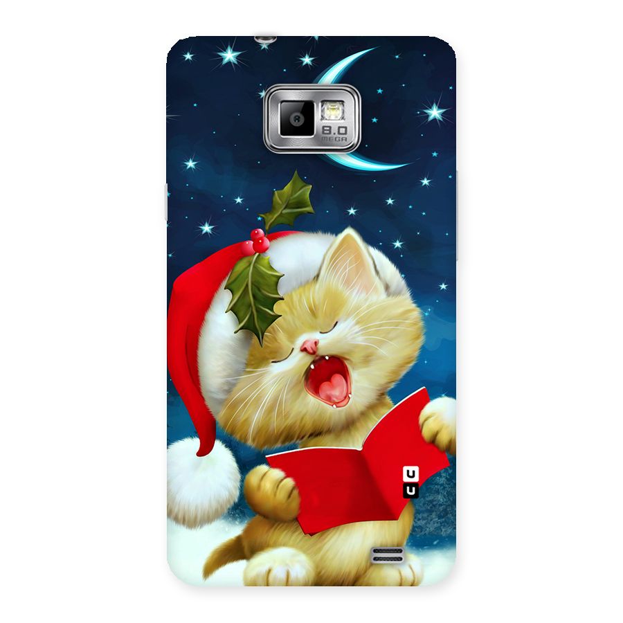 Christmas Cat Back Case for Galaxy S2