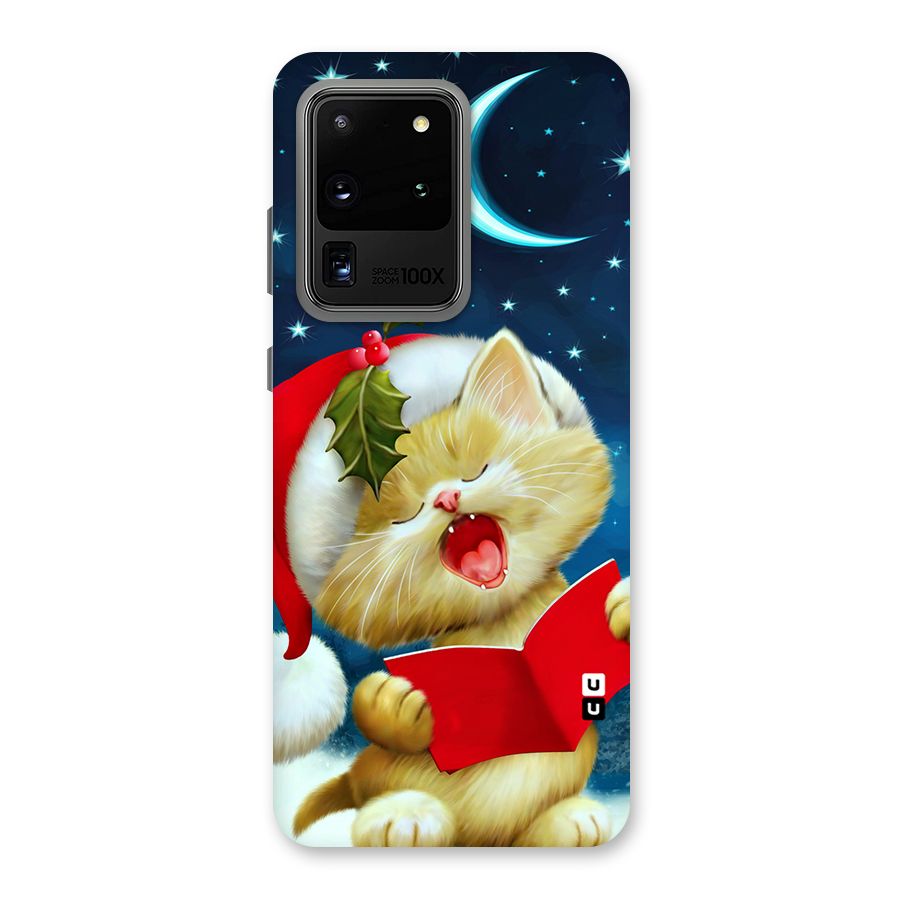 Christmas Cat Back Case for Galaxy S20 Ultra