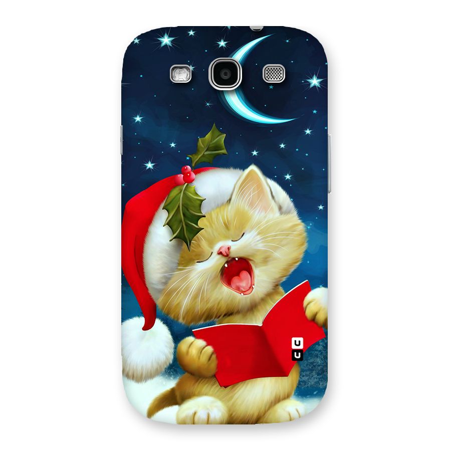 Christmas Cat Back Case for Galaxy S3