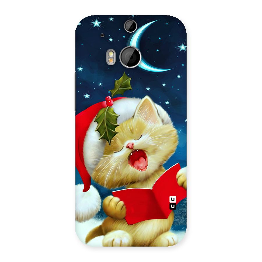 Christmas Cat Back Case for HTC One M8