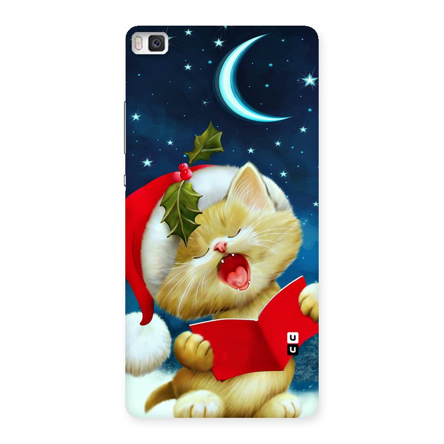 Christmas Cat Back Case for Huawei P8