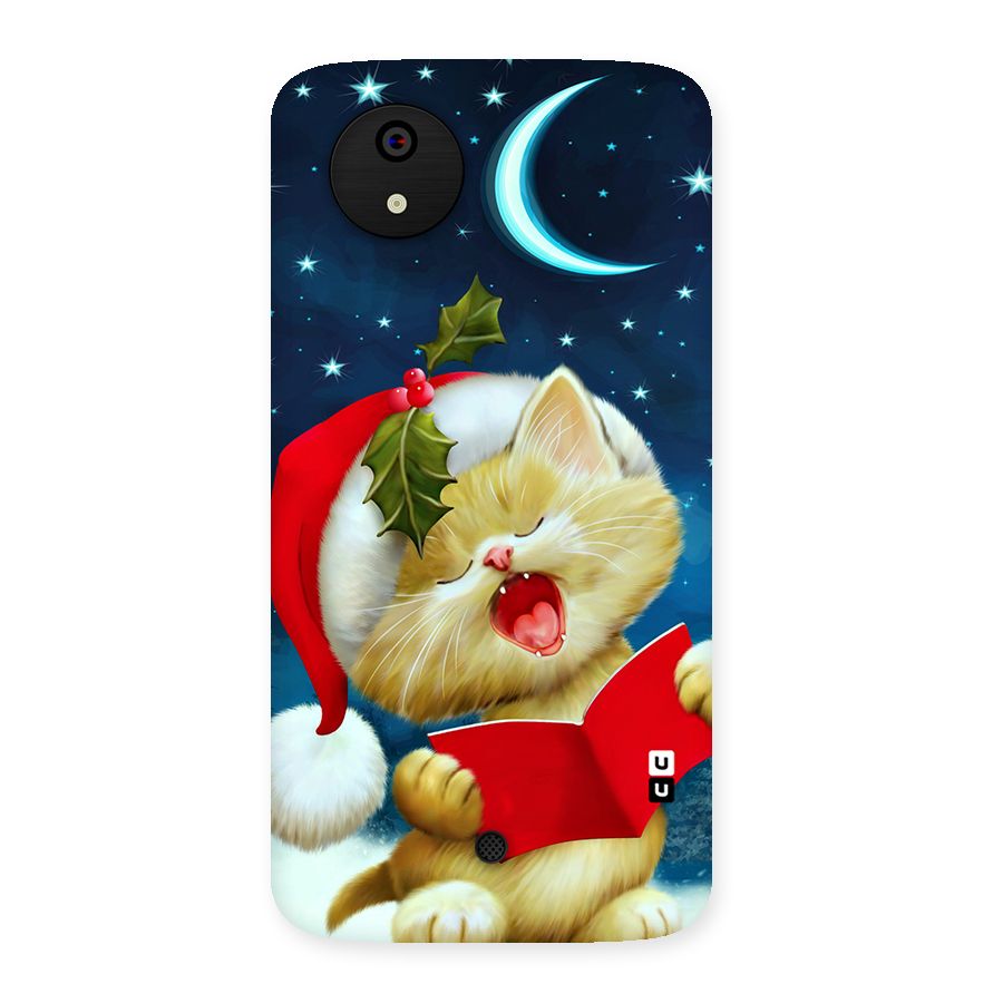 Christmas Cat Back Case for Micromax Canvas A1